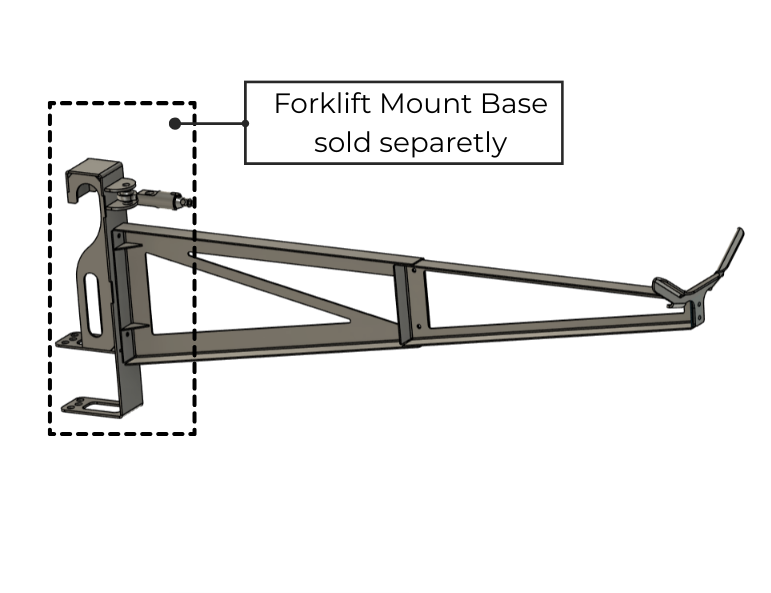 Forklift Mount Support Arm
